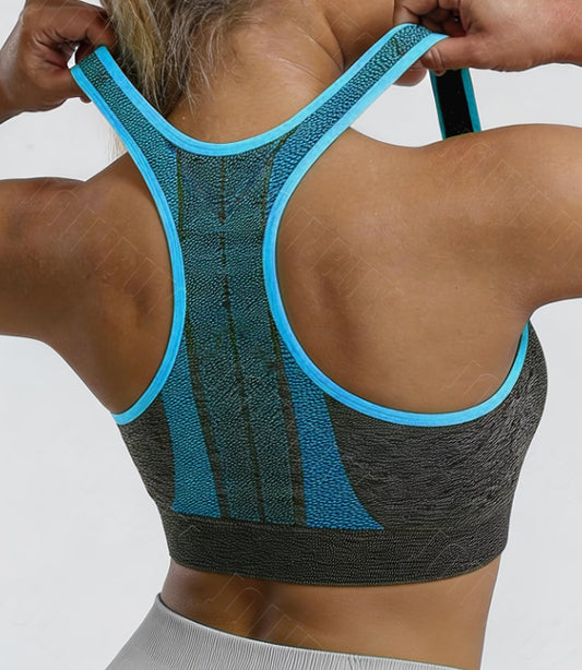Omen's Solid Color Wireless Sports Bra