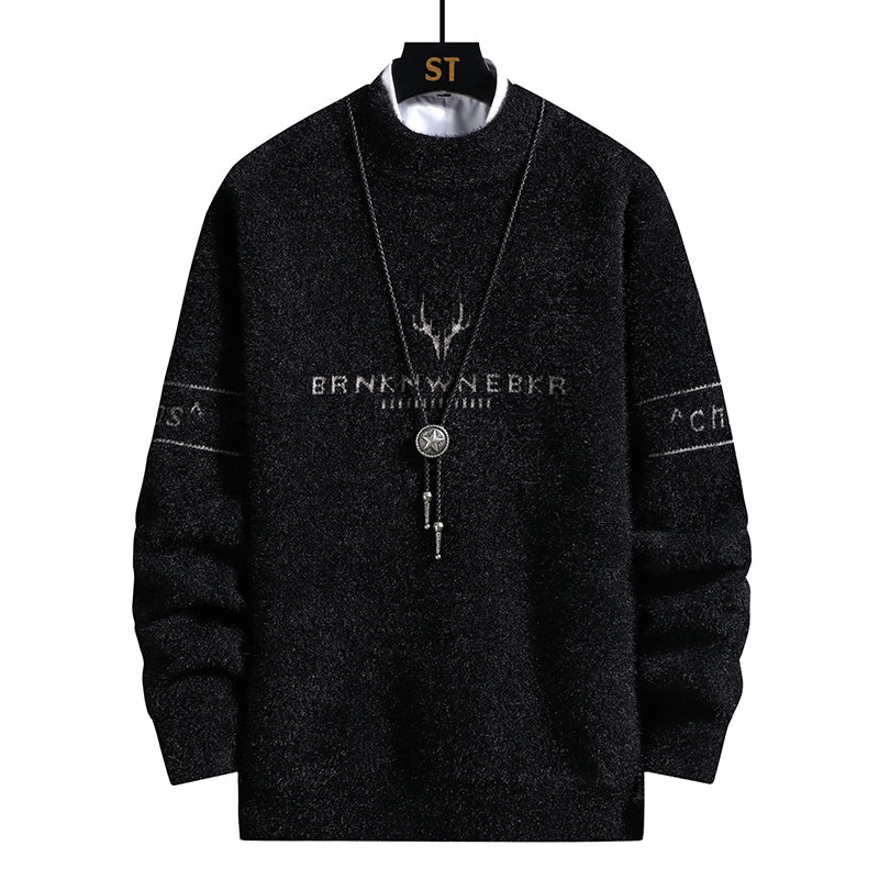 Student Plus Size Autumn And Winter Sweater Personality