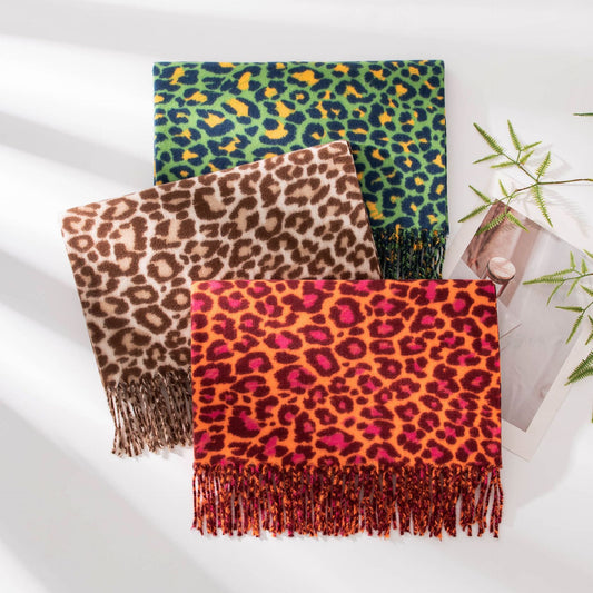 Women's Warm Scarf Cashmere-like Retro Europe And America Scarf Fashion