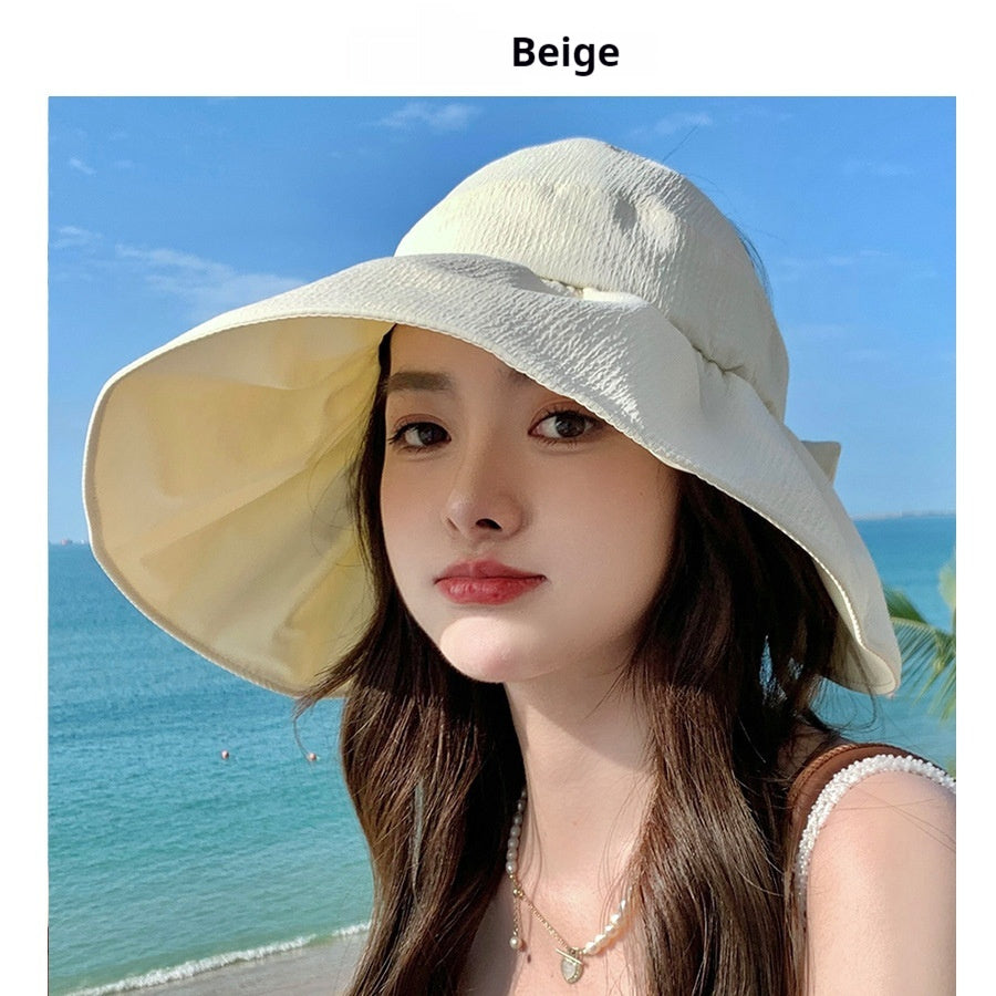 Top Big Brim Sun Hat UV Protection Vinyl Sun Protective