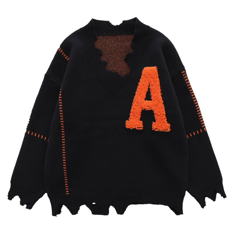 Men's Sweater Couple Knitted Sweater Cardigan Jacket
