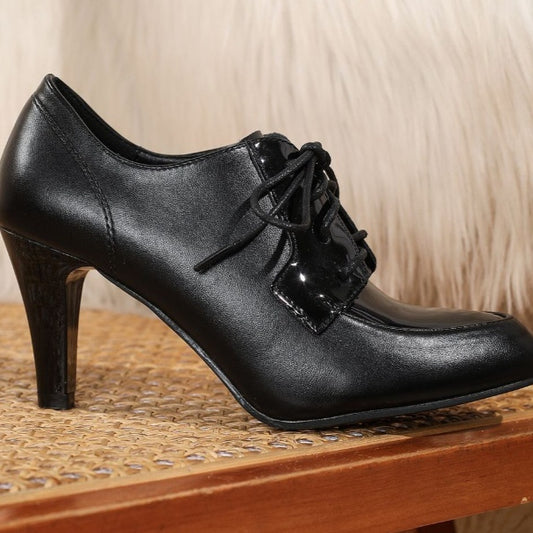 Womens Deep-V-cut Pointed-toe High-heeled Bootsversatile And Easy To Style