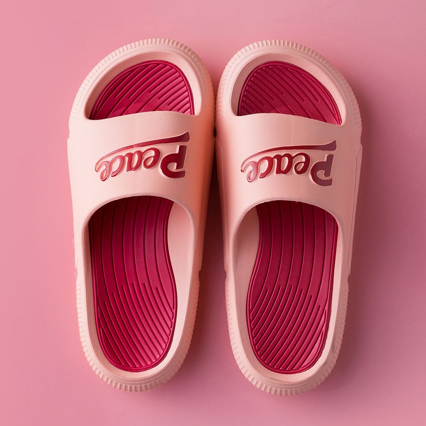 Two-color Ins Net Red Tide Drag Couple Outdoor Slippers