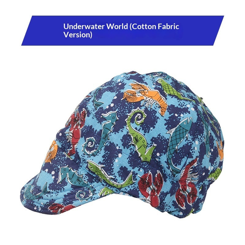 Various Styles Of Welding Helmets Made From Fire-resistant And Flame-retardant Fabric Protective Headgear For Welders