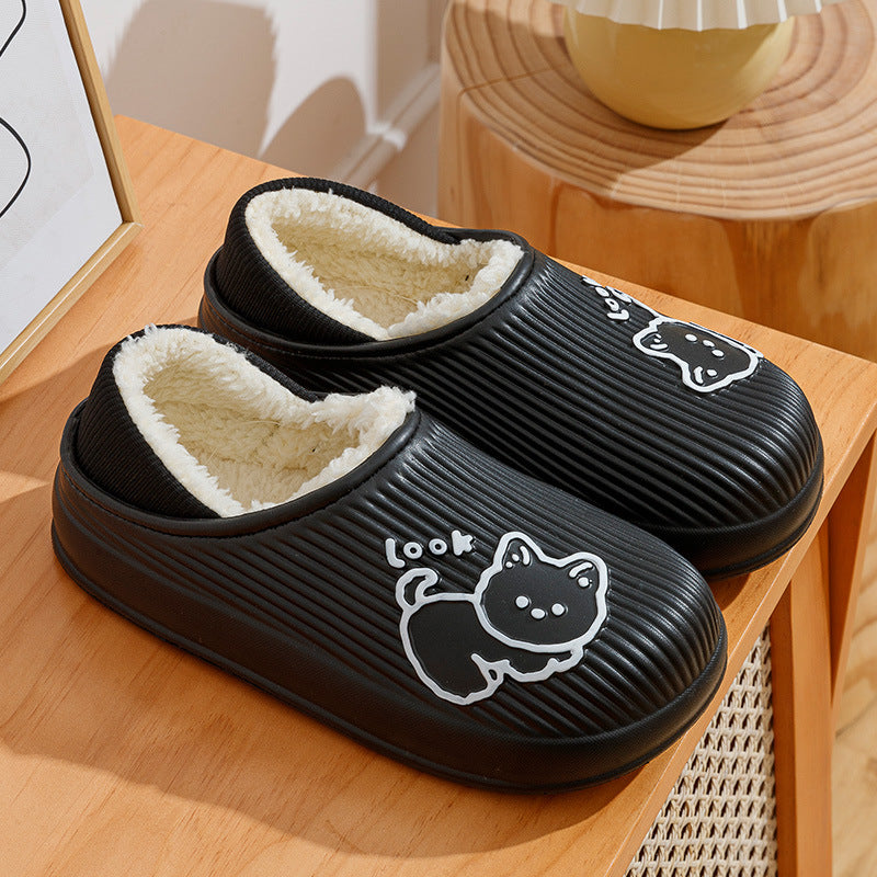 Cotton Slippers Women's Winter Indoor
