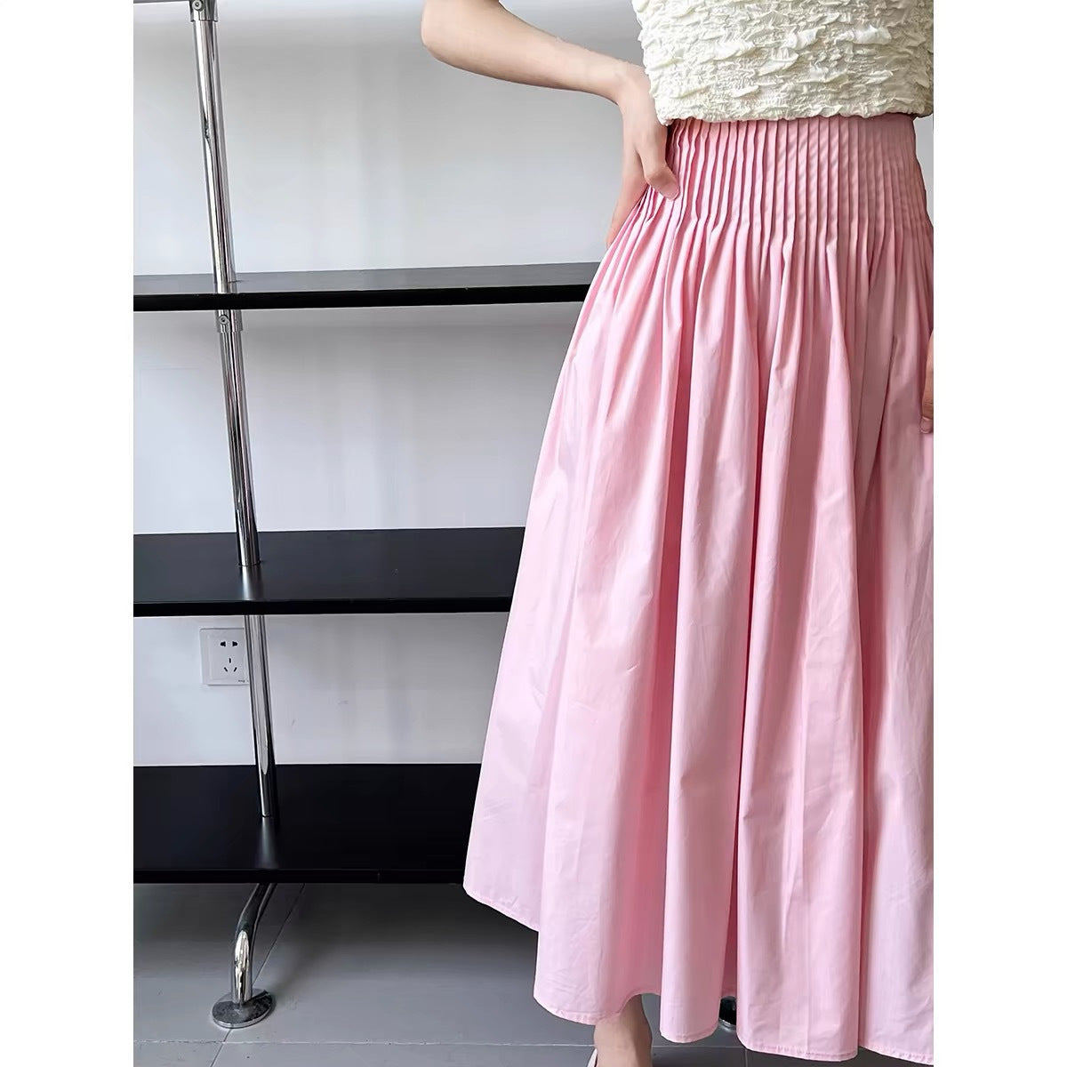 Niche Temperament Sweet Big Hem Umbrella Skirt