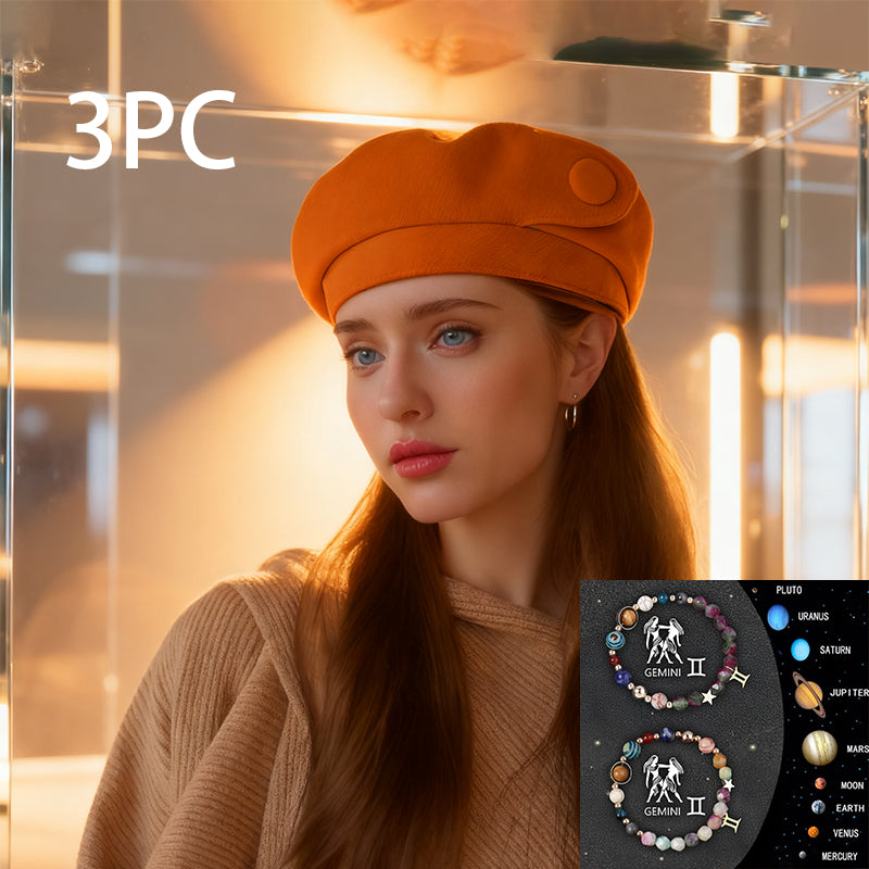 British-style Casual Painter Hat That Is Versatile And Can Show Off Your Face