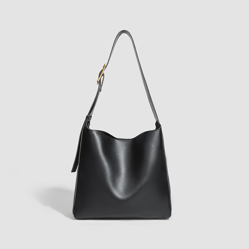 Retro Textured Maillard Tote Bag