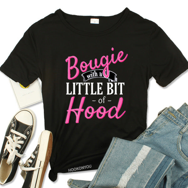 Women's Loose Round Neck Short Sleeves