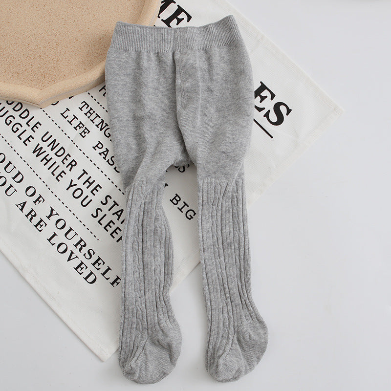 New Twist Children's Pantyhose Comfortable Outing Baby Leggings