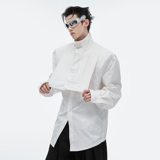 Niche Stand Collar Buckle New Chinese Style Shirt Top