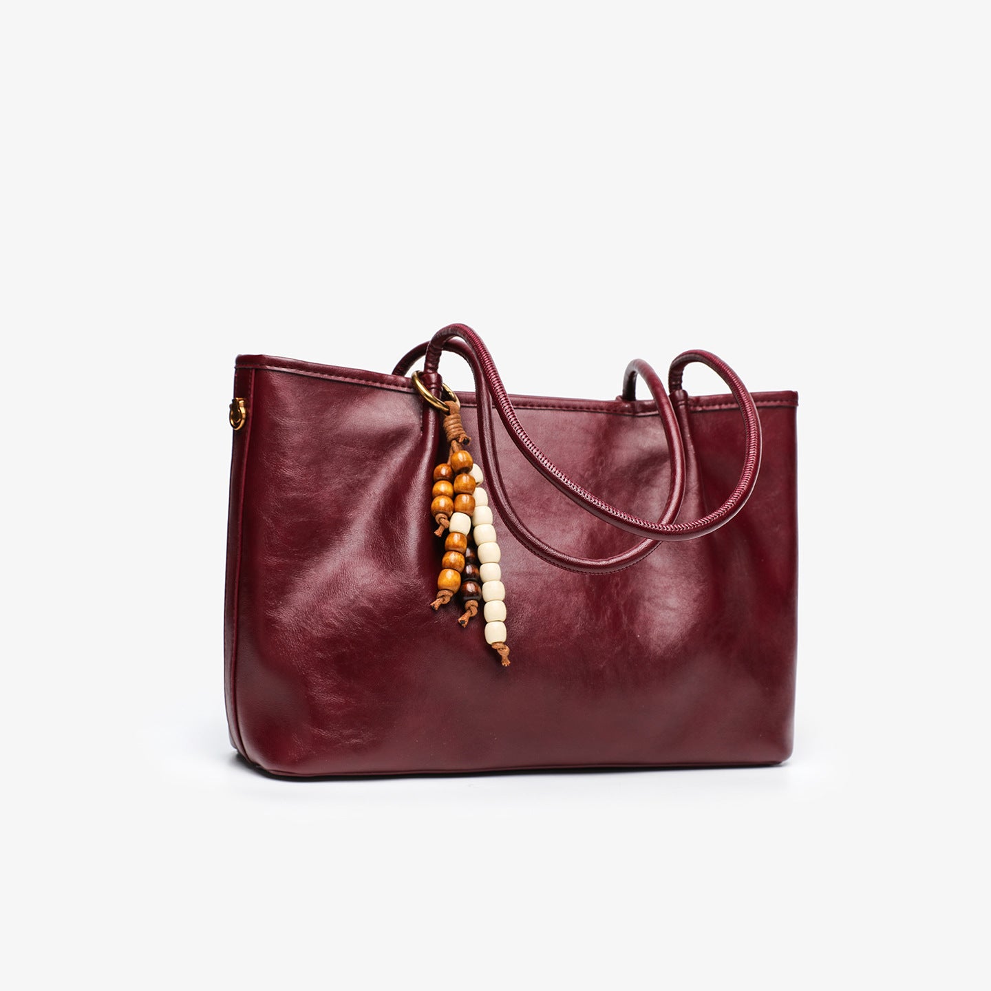 Solid-color Niche Underarm Pleated Fashion Tote Bag