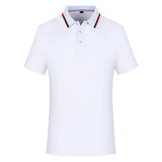 Color Block Short-sleeved Polo Shirt