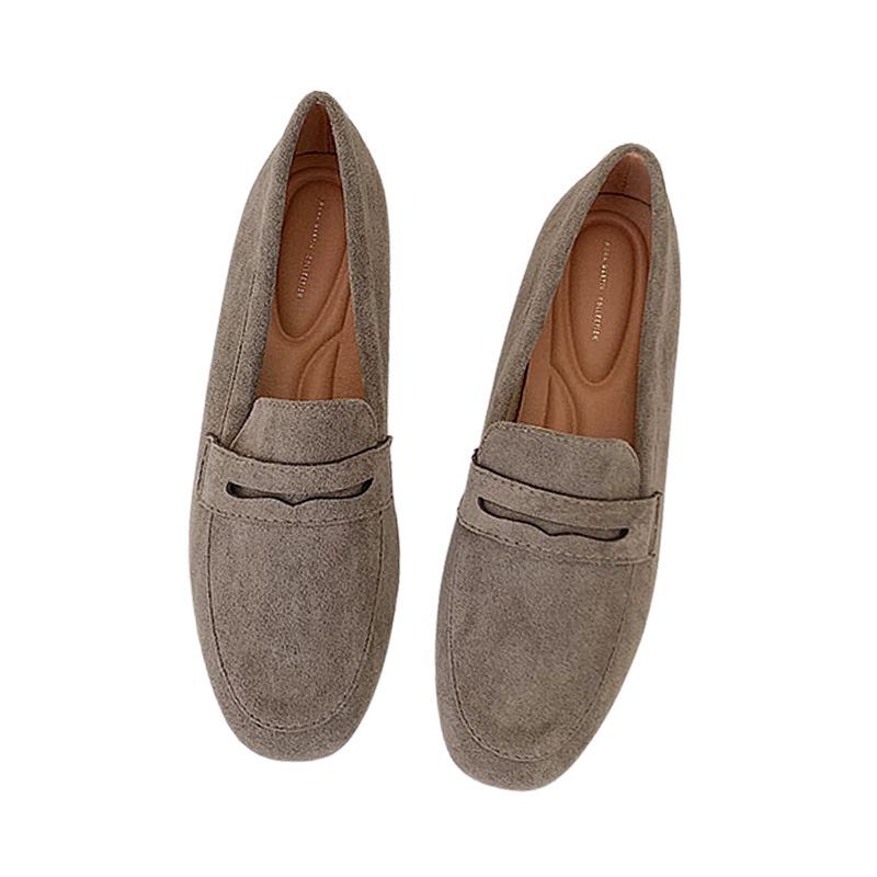 Flade Sko Matte Mode Behagelige Og Skridsikre Slip-on Loafers