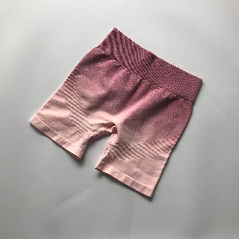 Anti-light Fast-drying Running Fitness Three-point Pants High Waist Peach Yoga Pants