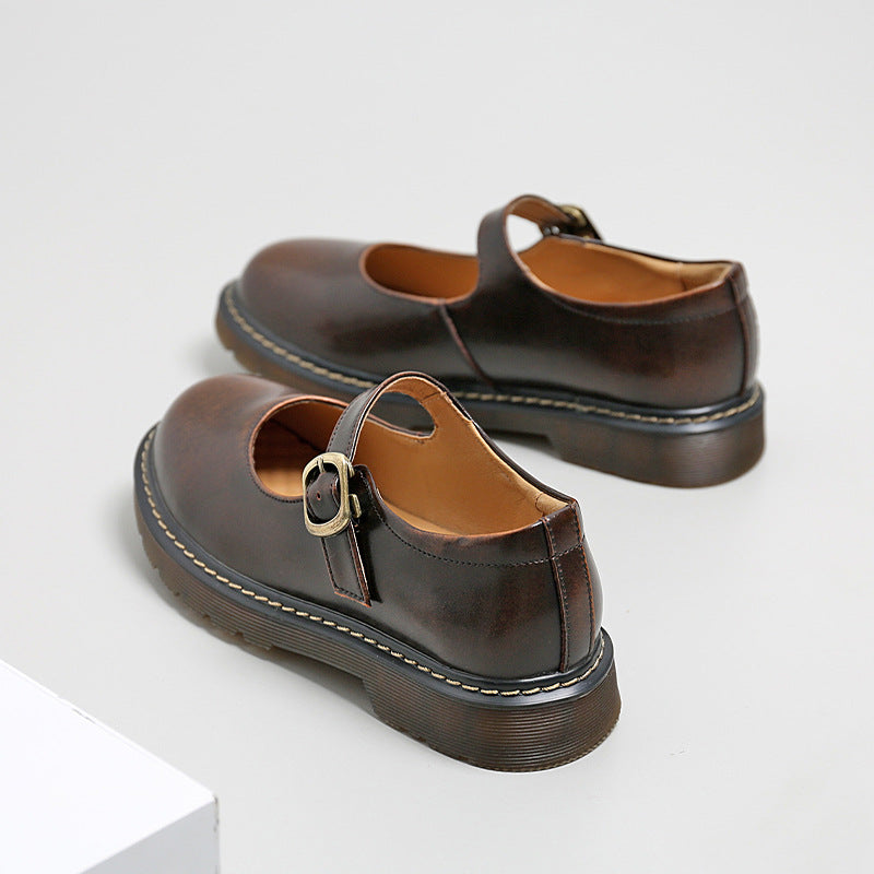 Spring And Autumn College Style Mary Jane Japanese Thin Shoes