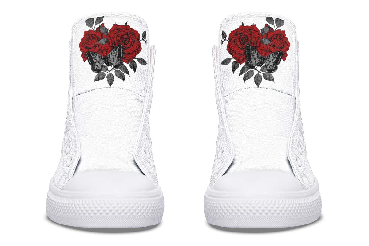 Printed Couple High-top Canvas Shoes