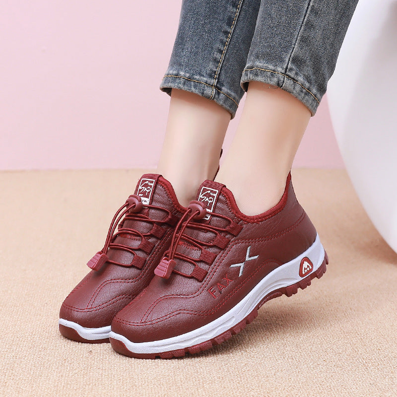 Waterproof Mother Fleece-lined Thickened Walking Non-slip Warm Cotton Boots