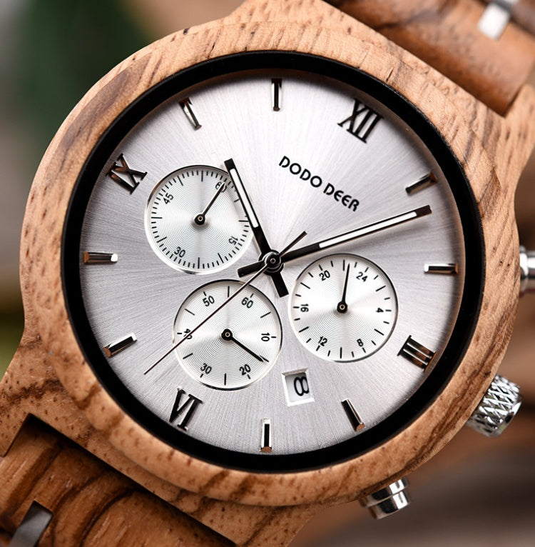 Three-eye six-needle watch