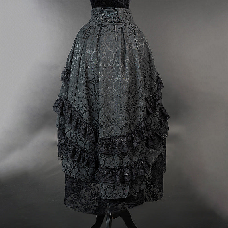 Retro Fashion And Personalized Lace Skirt For Women