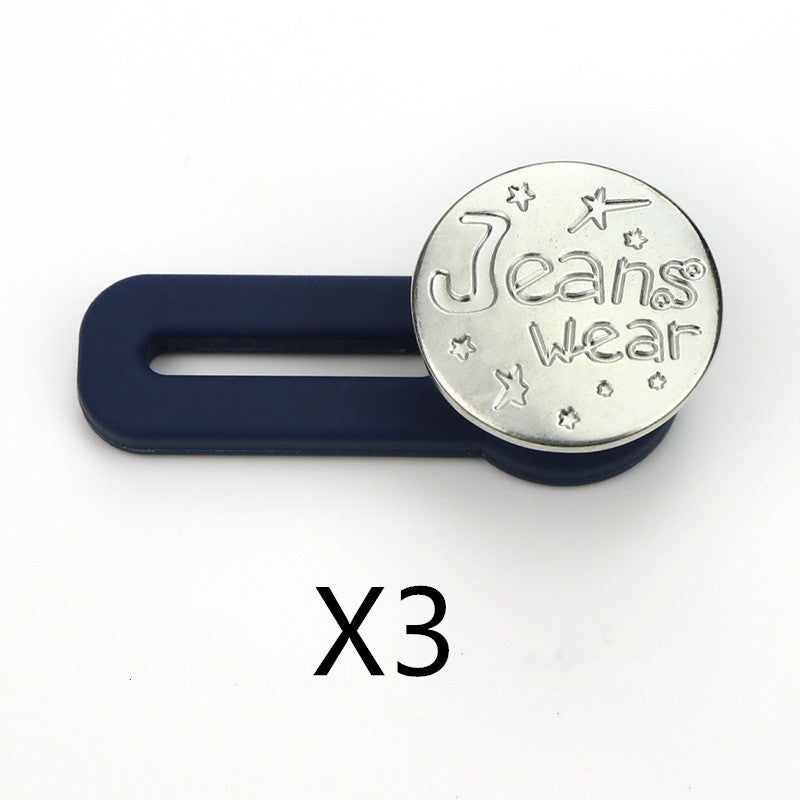 No Sew Jeans With Adjustable Expansion Waist Button