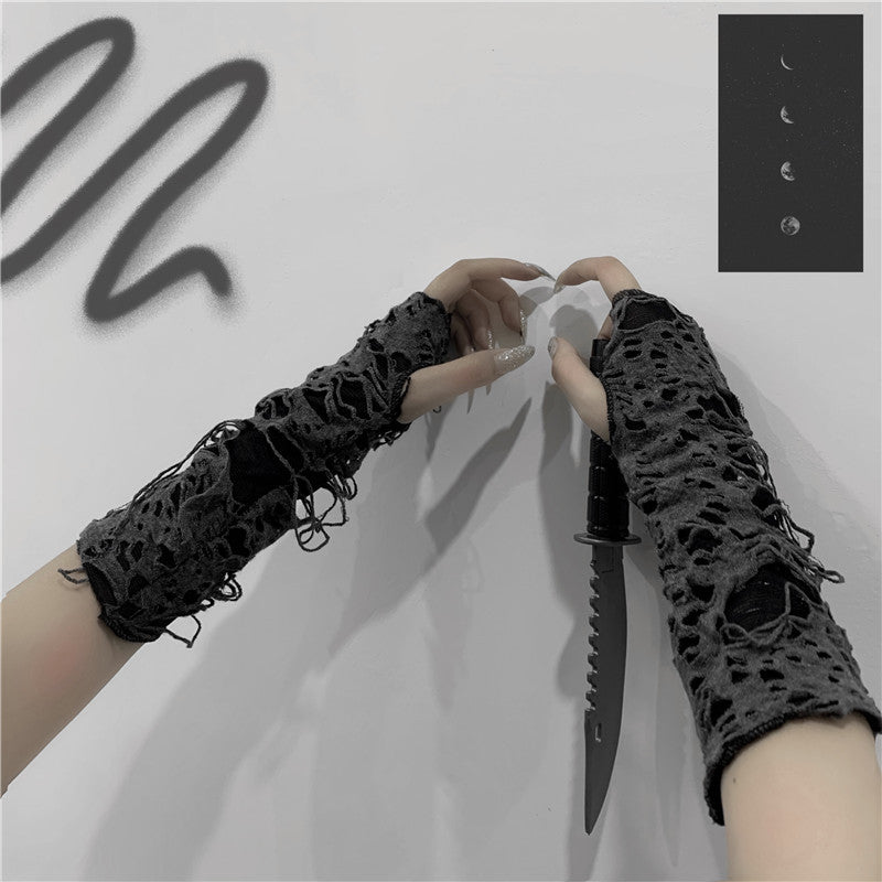 Gloves Punk Yamamoto Dark Sleeve Student