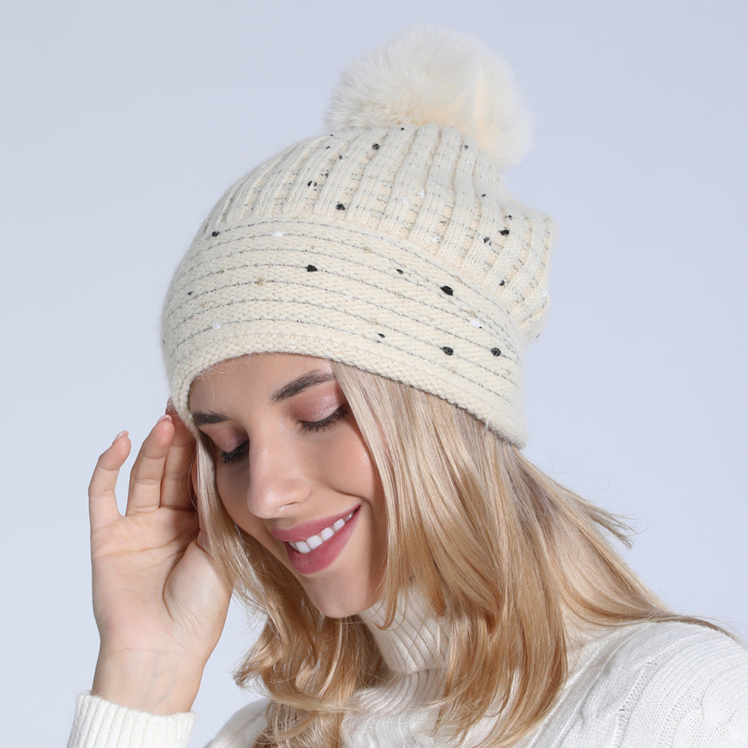 Ladies Fashion Personality Warm Fleece Beret