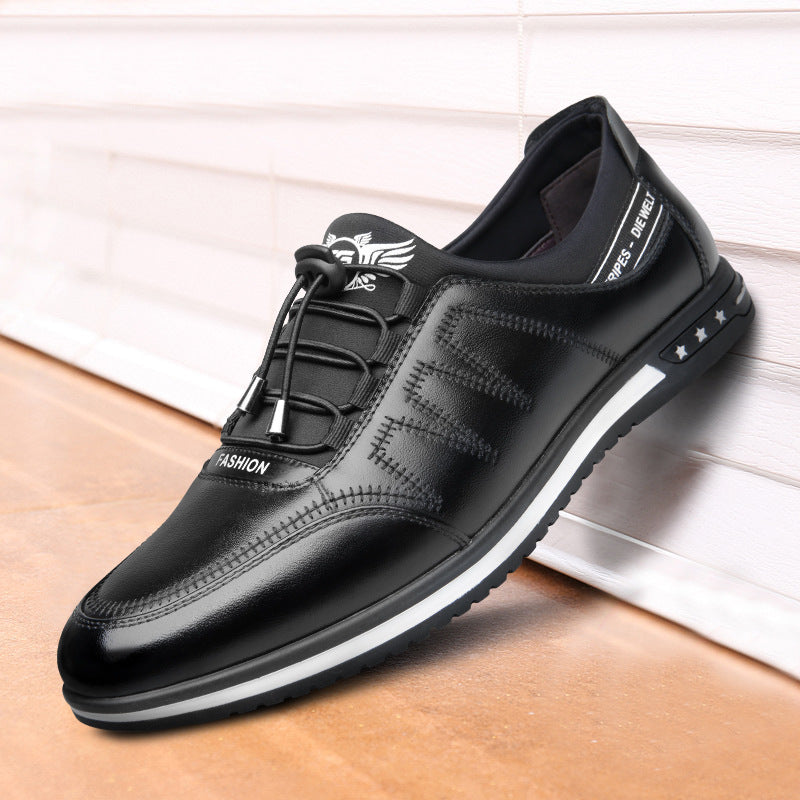Fashionable youth leather men's shoes