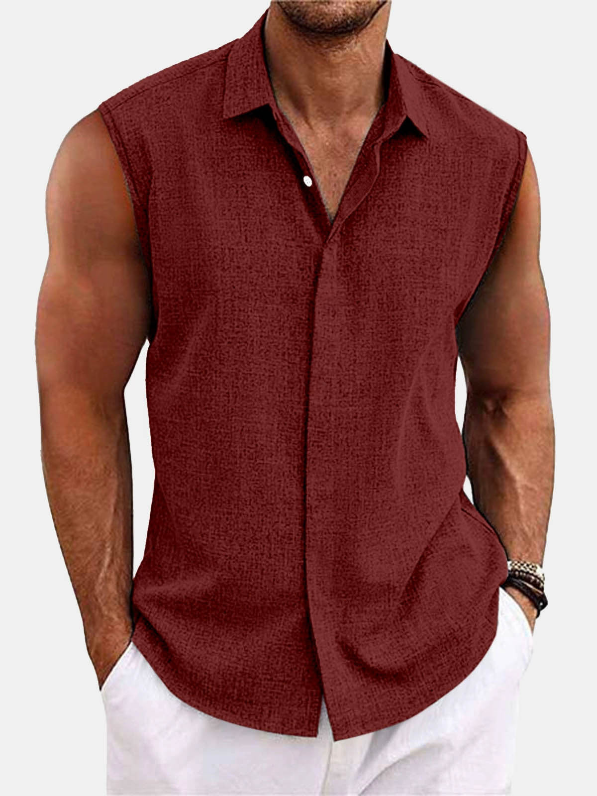 Summer Lapels Button Beach Shirt
