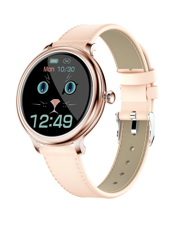 Smart Full Circle Touch Screen Heart Rate Sleep Monitoring Female Watch