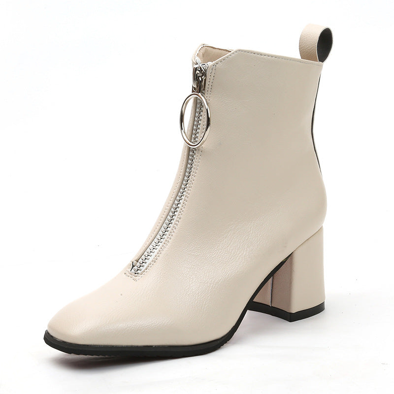 Round toe Martin boots