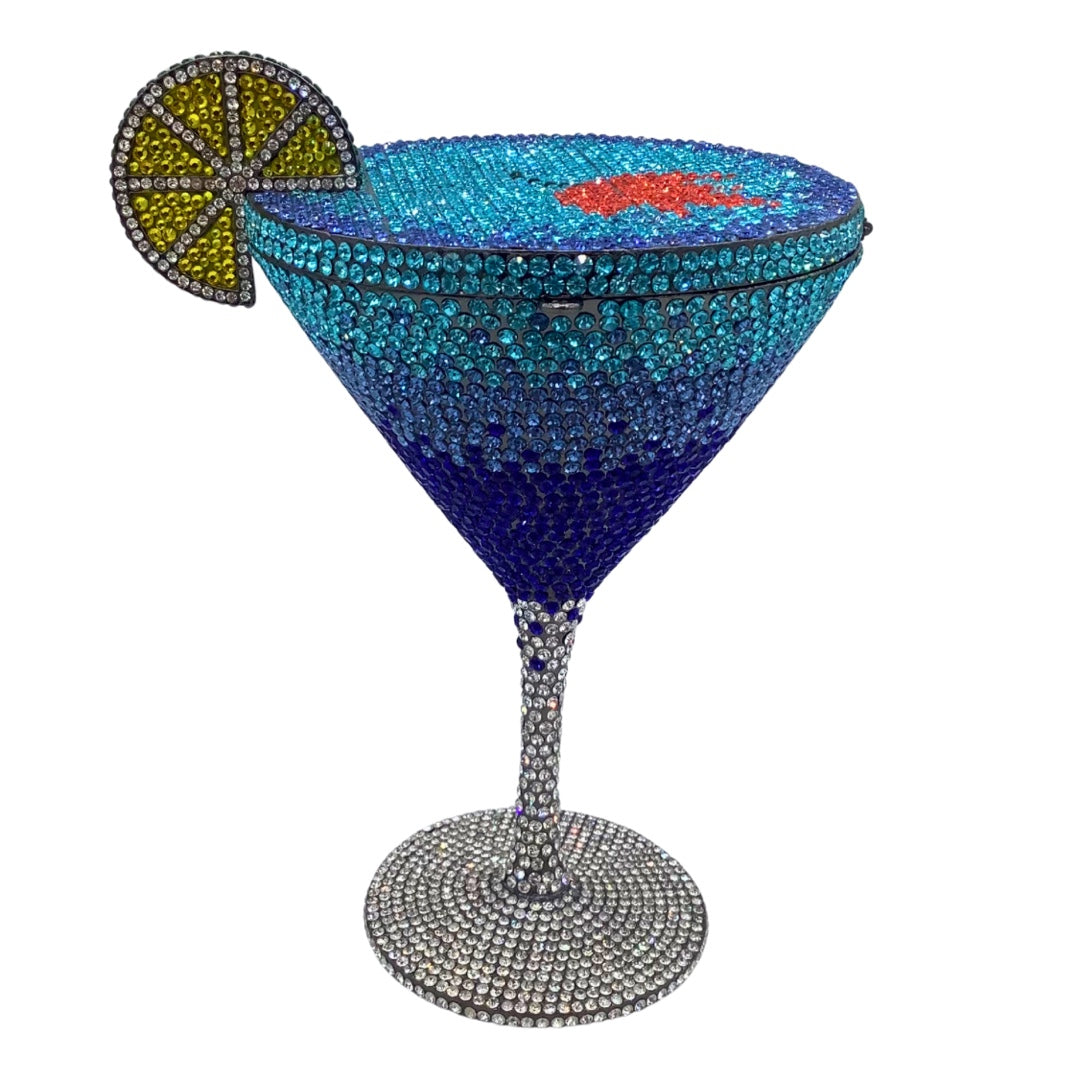 Cocktail Goblet Diamond Dinner Hand Bag