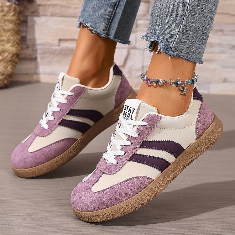 Fashionable Casual White Sneakers For Women