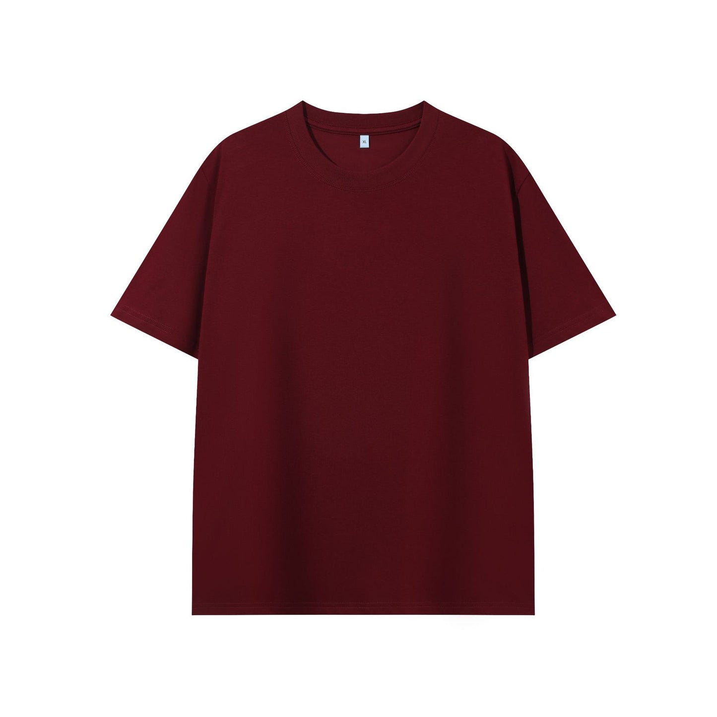 Summer Pure Color Minimal Versatile Short T
