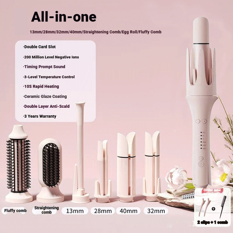 Negative Ion Fluffy Automatic Five-in-one Converter Hair Curler
