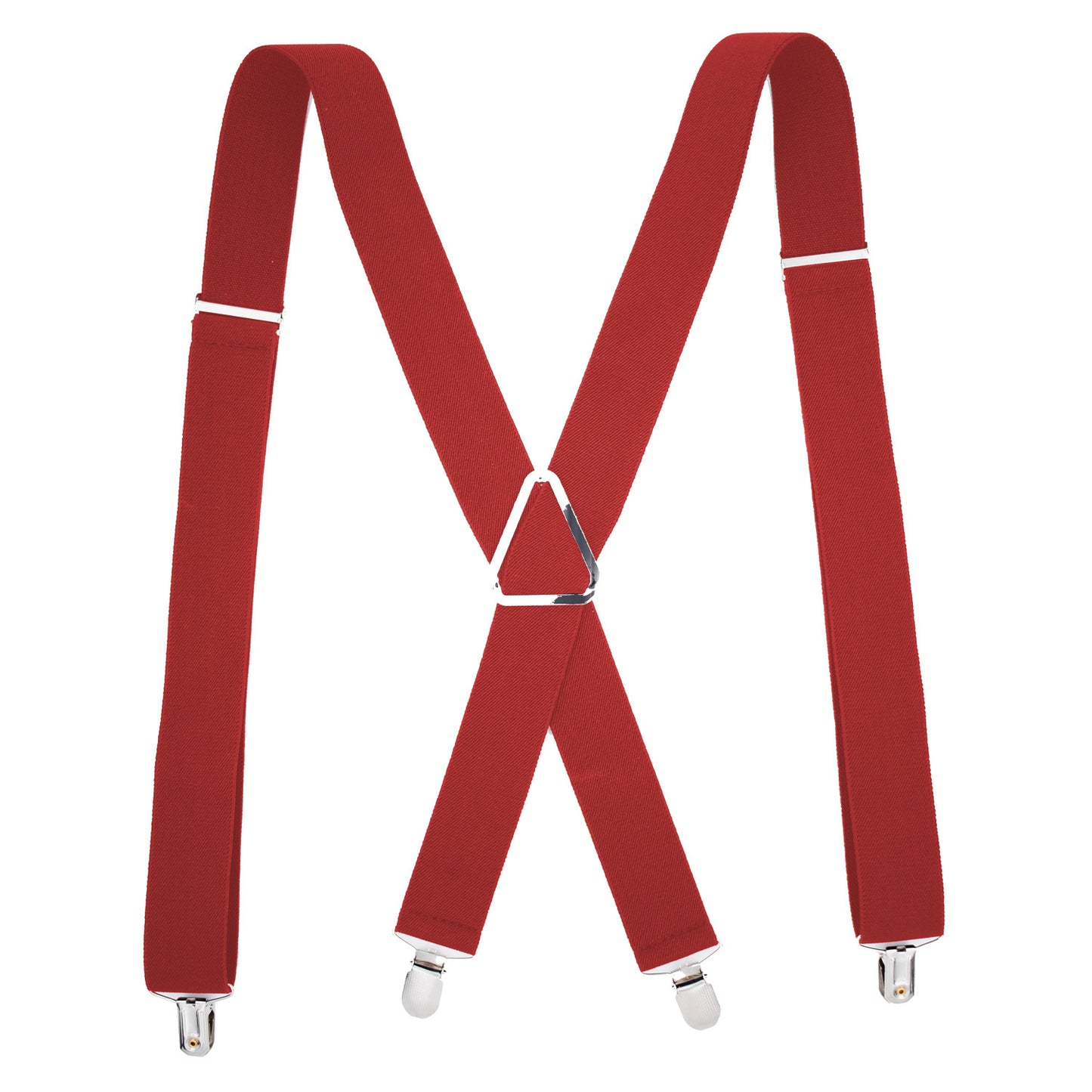 Monochrome Elastic Adult Strap With Iron Triangle Pitting