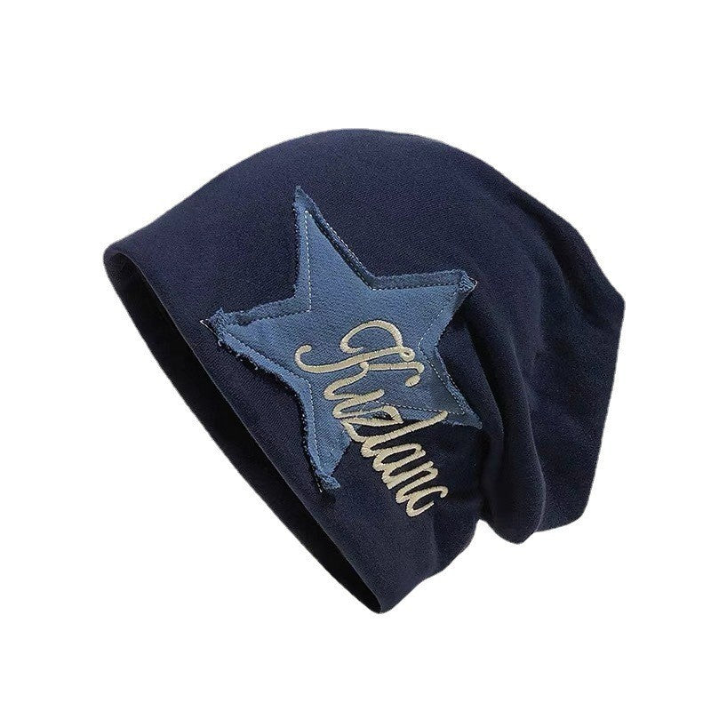 XINGX Patch Pile Heap Cap Letter Embroidery Toque