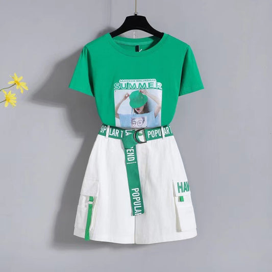 Women's New Graceful And Fashionable Shorts Two-piece Casual