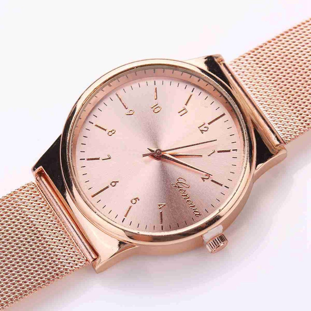 Fashion Women's Quartz Watch Bracelet Set