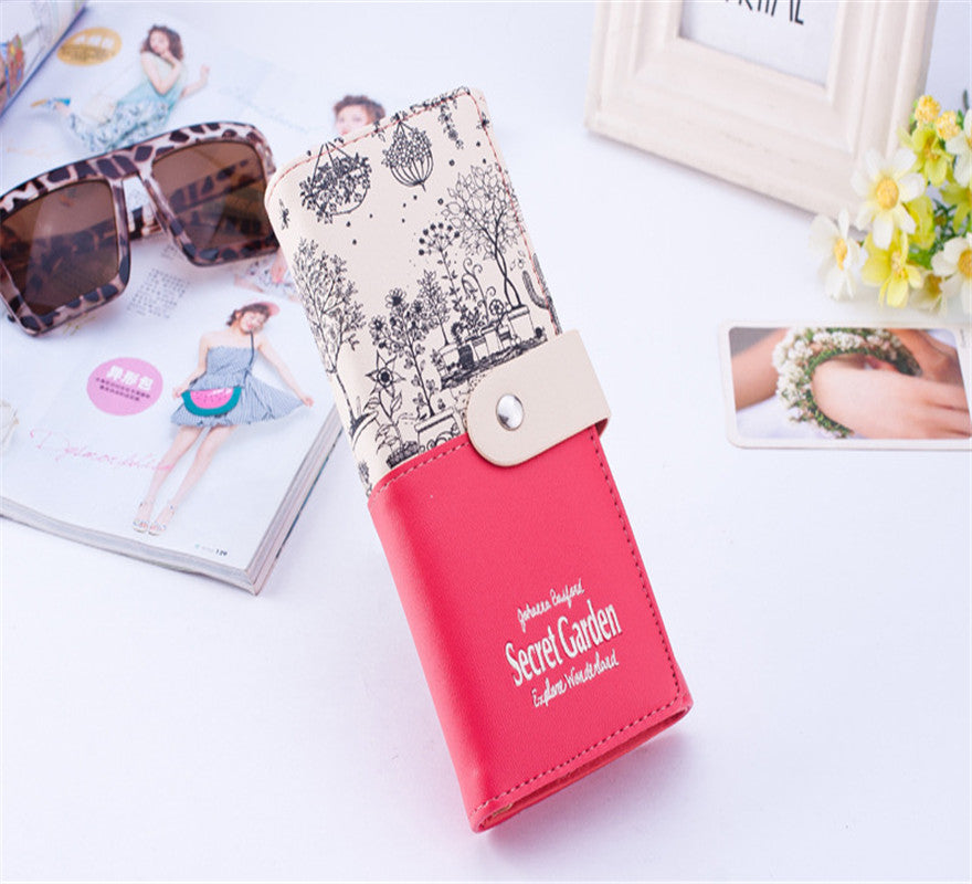 Large capacity ladies wallet