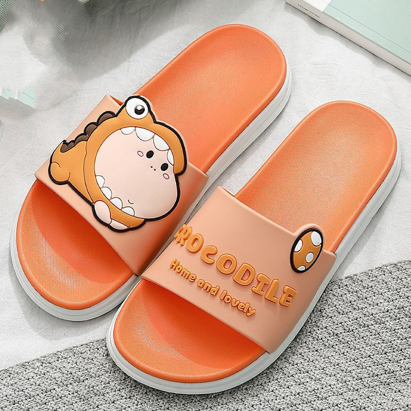Cute Cartoon Fashionable Household Dinosaur Slippers