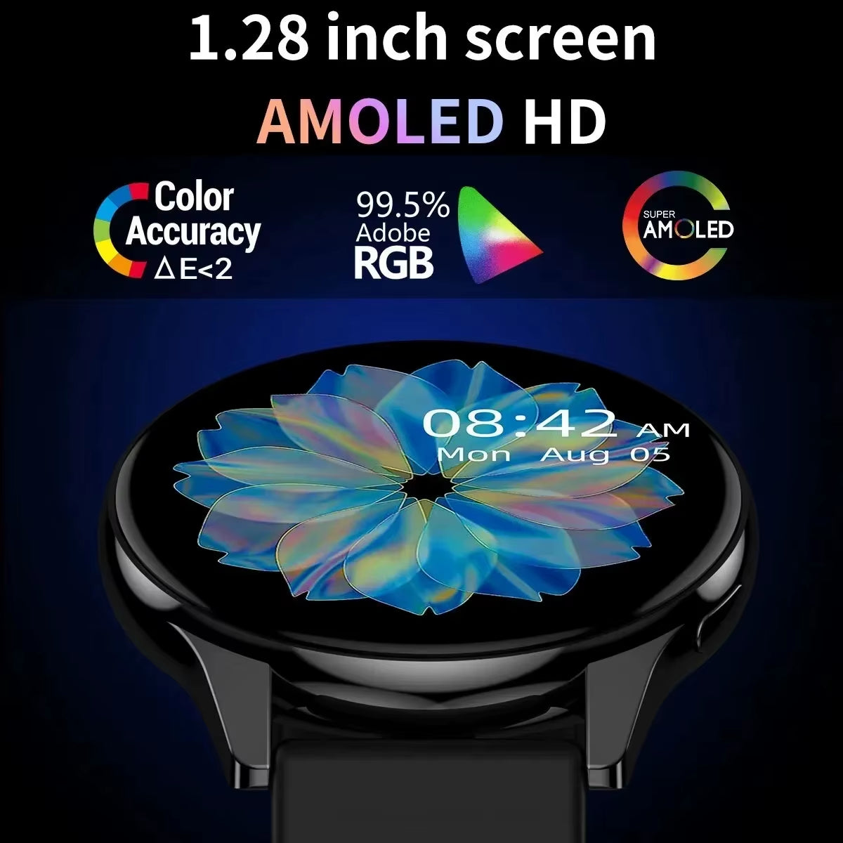 Smart Watch 2025 Bluetooth Calls Waterproof Smartwatch Men Watches Women Sport Fitness Bracelet Custom Watch Face Waterproof New