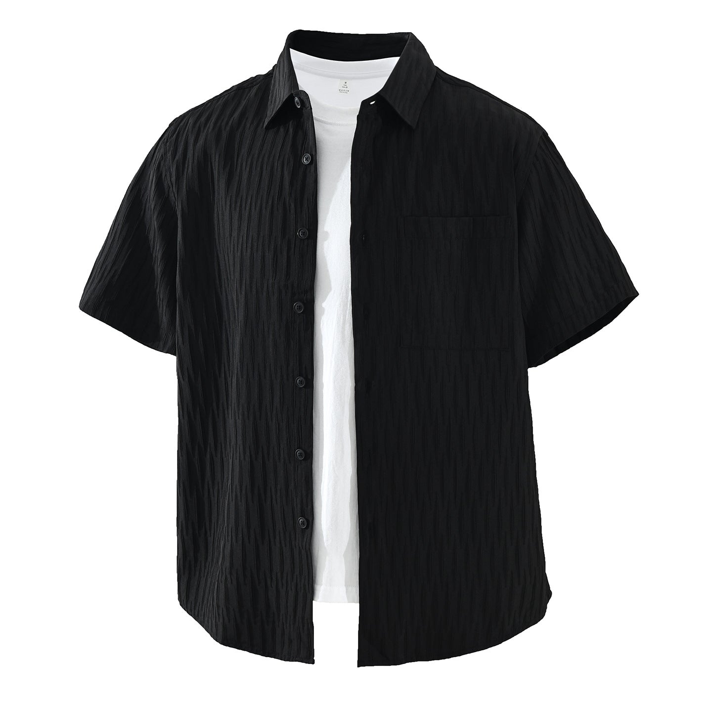 Men's Fashionable Casual Loose Short-Sleeve Shirt