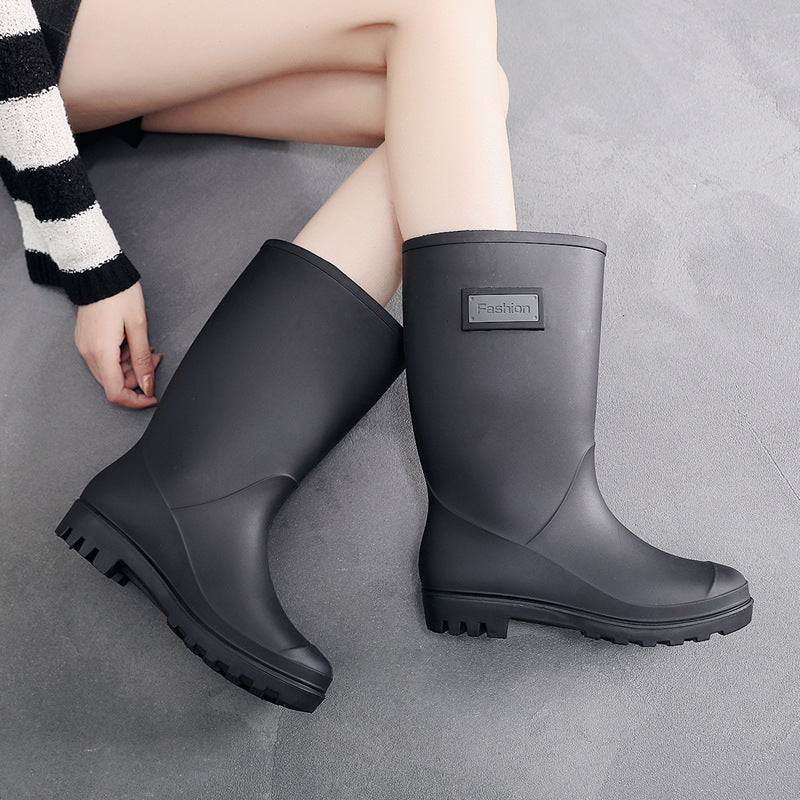 Thickened Detachable Cotton Water Boots For Warmth And Rain Boots