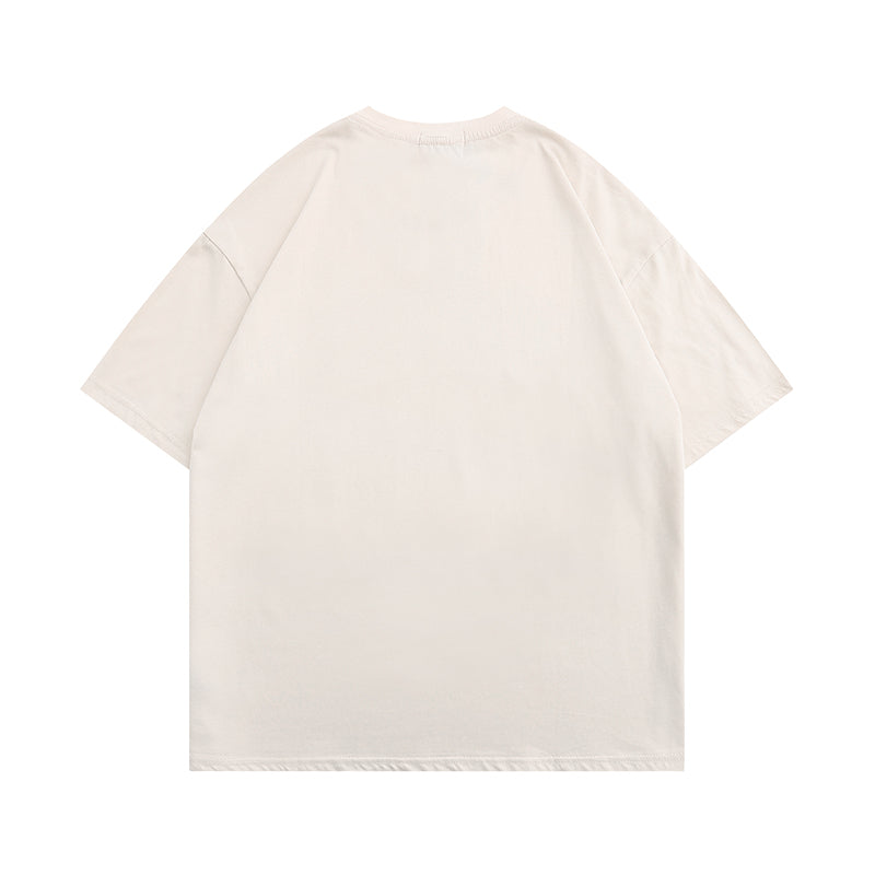 Men's Street Hip Hop Basic Round Neck Half Short Sleeve