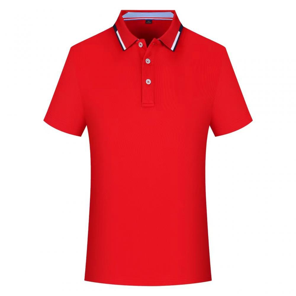 Color Block Short-sleeved Polo Shirt