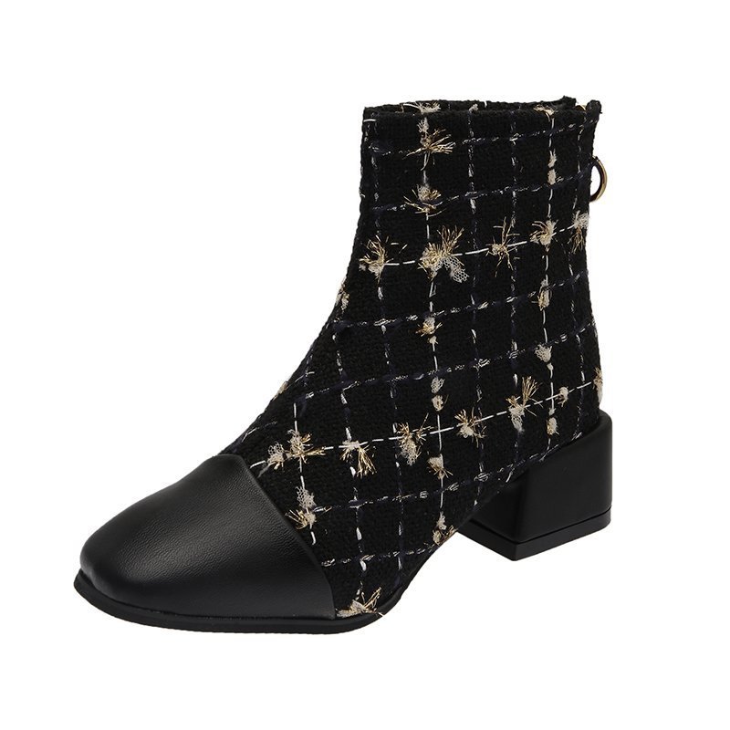 Korean Style Small Fragrance Ladies Fashion Boots