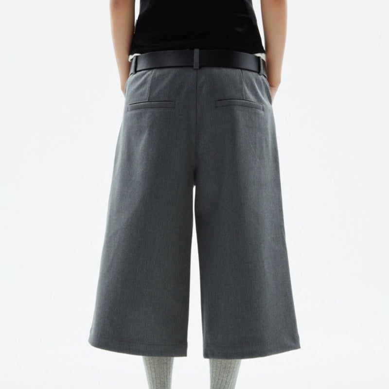 Solid Color Profile Suit Cropped Pants Trend All-match Casual