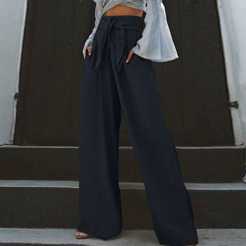 Retro Artistic Loose Plus Size Casual Pants