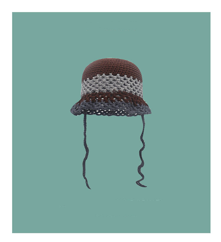 Women's Korean Style Trendy Hollow Concave Fisherman Hat